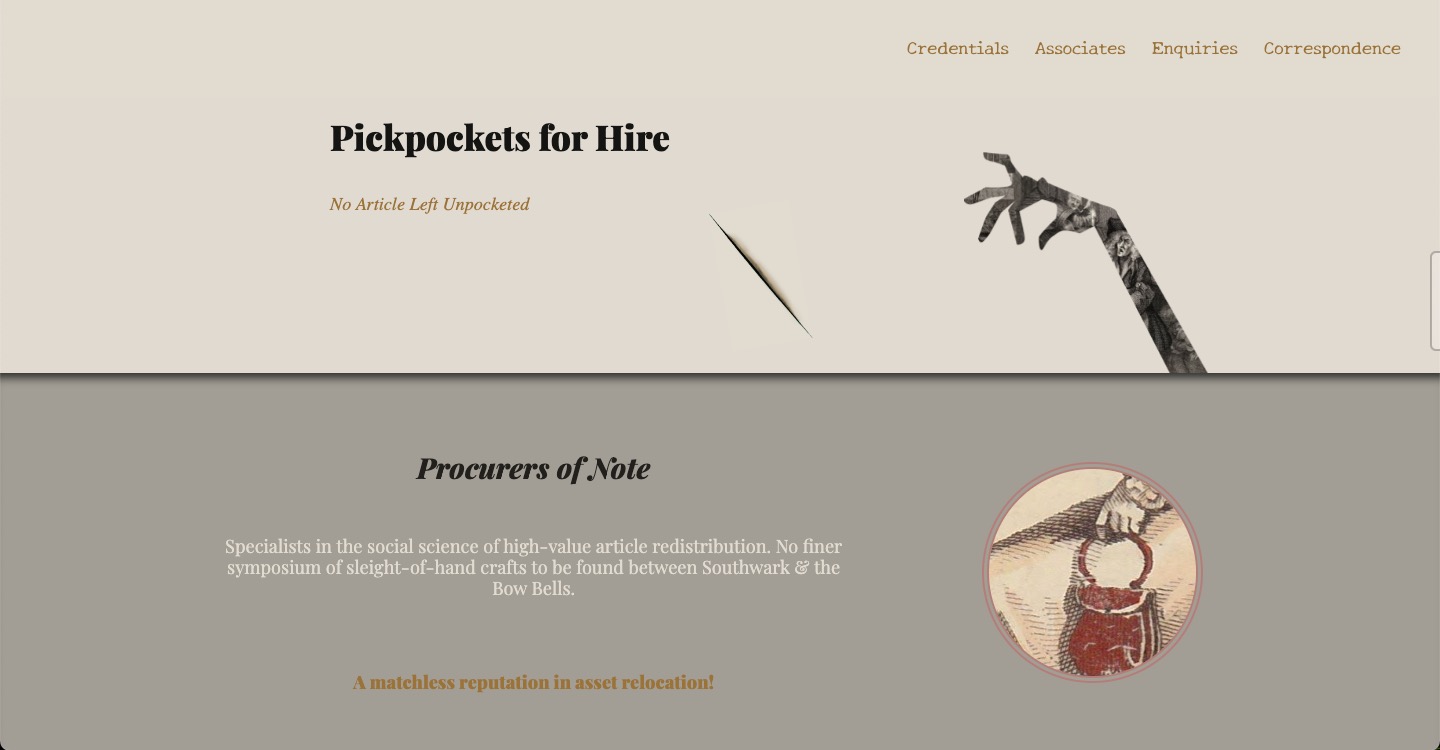 Pickpockets for Hire